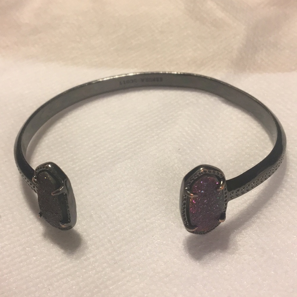 Kendra Scott ELTON GUNMETAL CUFF BRACELET